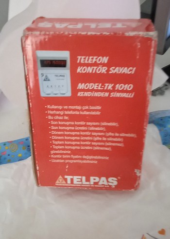 Telpas Telefon Kontör Sayacı Gri denemedim uyugun - Görsel 5