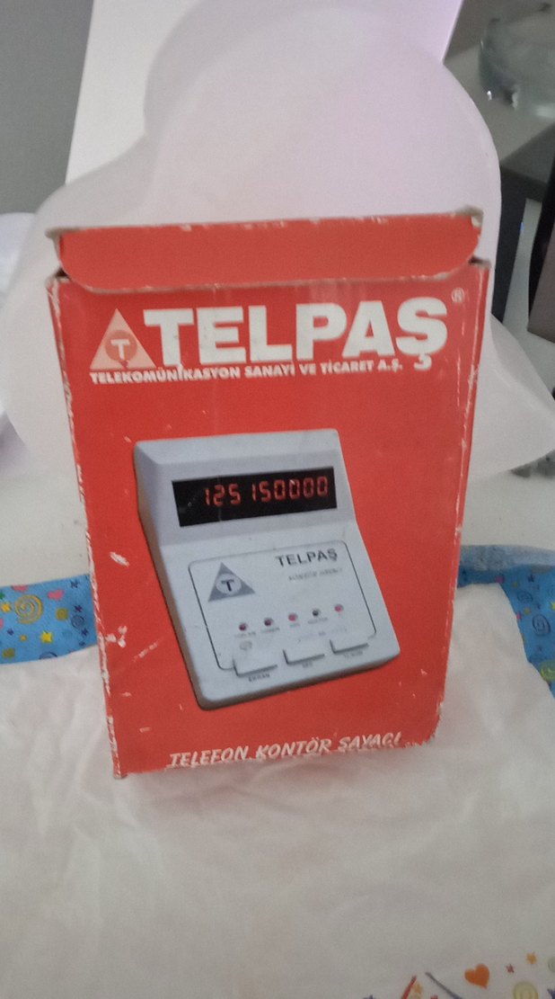 Telpas Telefon Kontör Sayacı Gri denemedim uyugun - Görsel 3