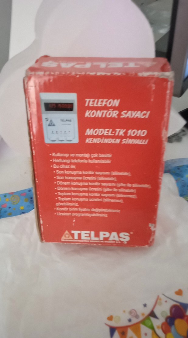 Telpas Telefon Kontör Sayacı Gri denemedim uyugun - Görsel 5