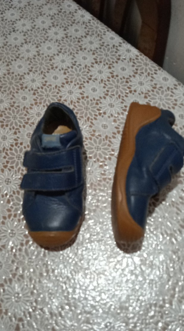 Erkek Bebek İlk Adım Ayakkabısı Mavi - Görsel 5