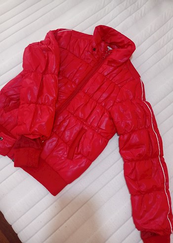 Kırmızı çocuk mont - Görsel 2