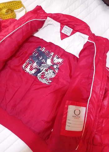 Kırmızı çocuk mont - Görsel 5