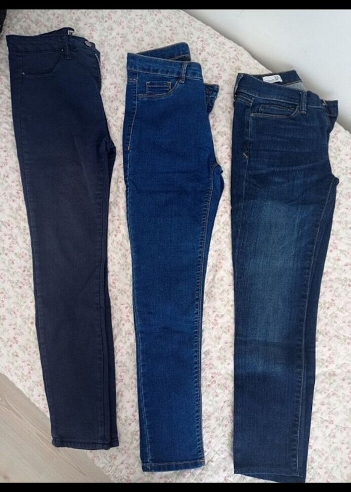 3 adet jeans set lacivert skinny - Görsel 5