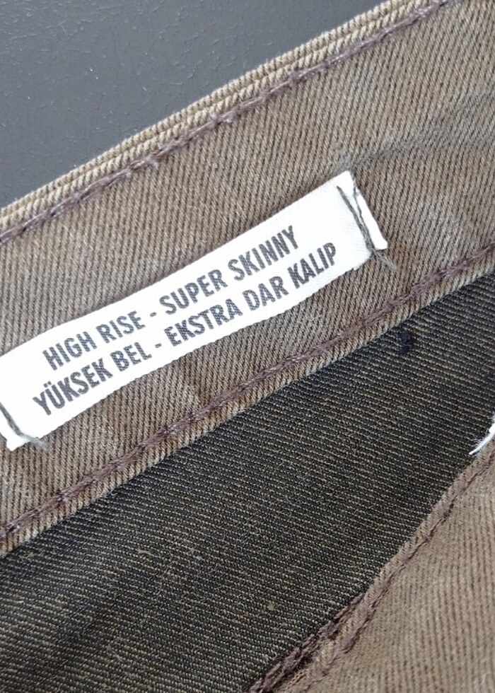 haki kot pantolon likralı DeFacto  - Görsel 2