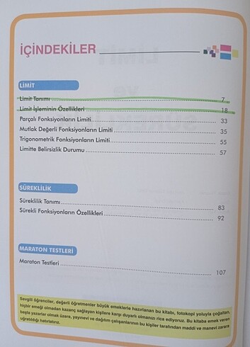 Beden APOTEMİ limit türev fasikülleri açıklamayı okuyun
