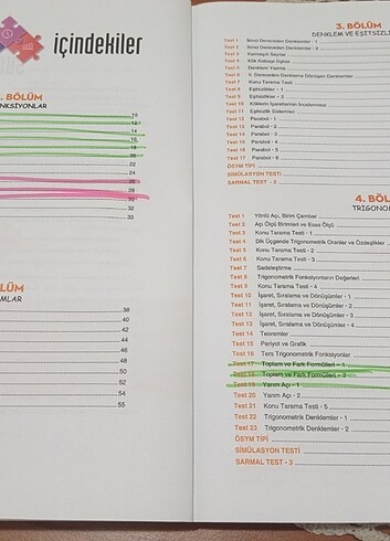 BİLGİ SARMAL AYT MATEMATİK SORU BANKASI  - Görsel 2