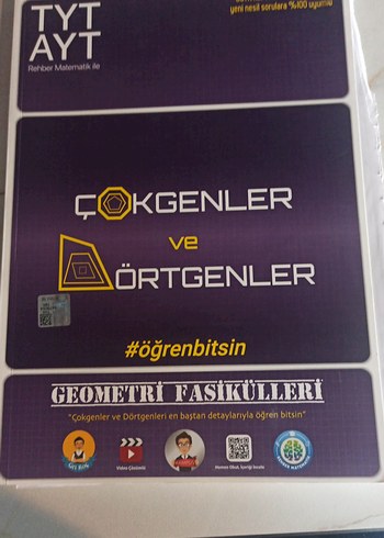TYT AYT Geometri Çokgenler Dörtgenler Fasikülleri