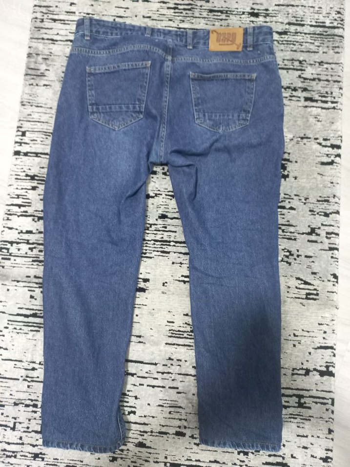 Erkek Lacivert Denim Regular Fit Jean - Görsel 5