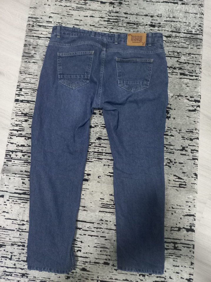 Erkek Lacivert Denim Regular Fit Jean - Görsel 4