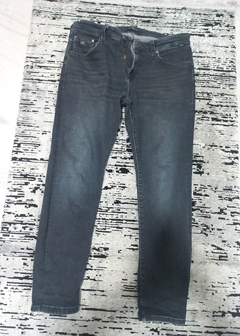 Gri Erkek Denim Rahat Kesim Jean - Görsel 2