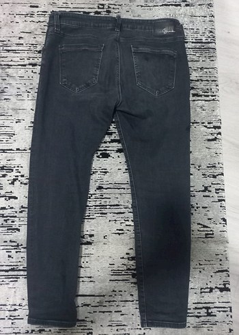 Gri Erkek Denim Rahat Kesim Jean - Görsel 8