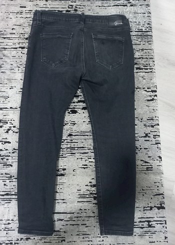 Gri Erkek Denim Rahat Kesim Jean - Görsel 7