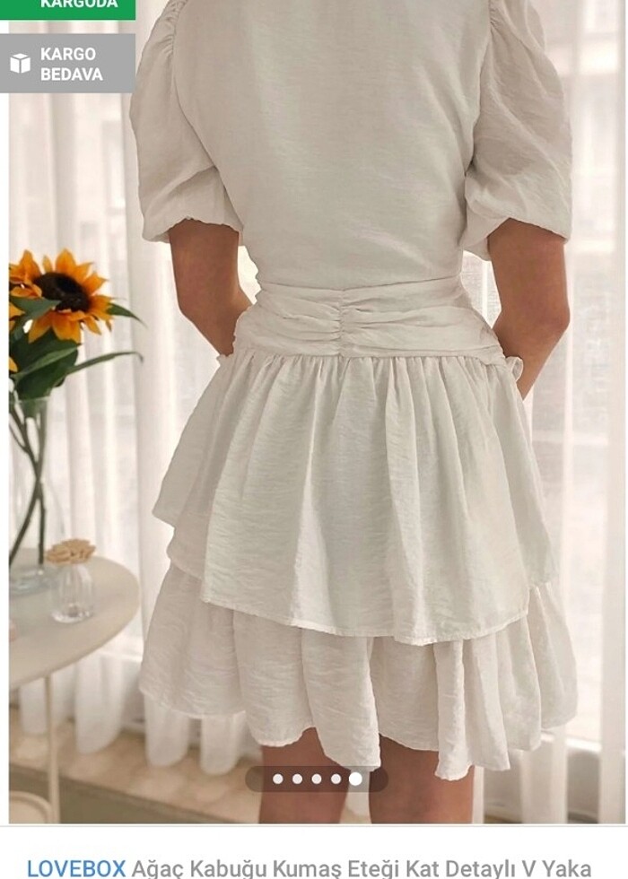 Kısa  elbise - Görsel 3