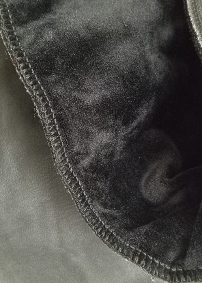 Deri tayt içi kürklü - Görsel 4