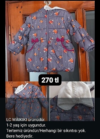 Lc Waikiki kız çocuk mont 