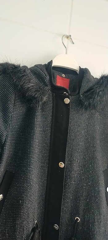xl Beden gri Renk Pierre Cardin kışlık kaban