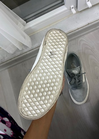 Vans Gri Platform Topuklu Kadın Spor Ayakkabı