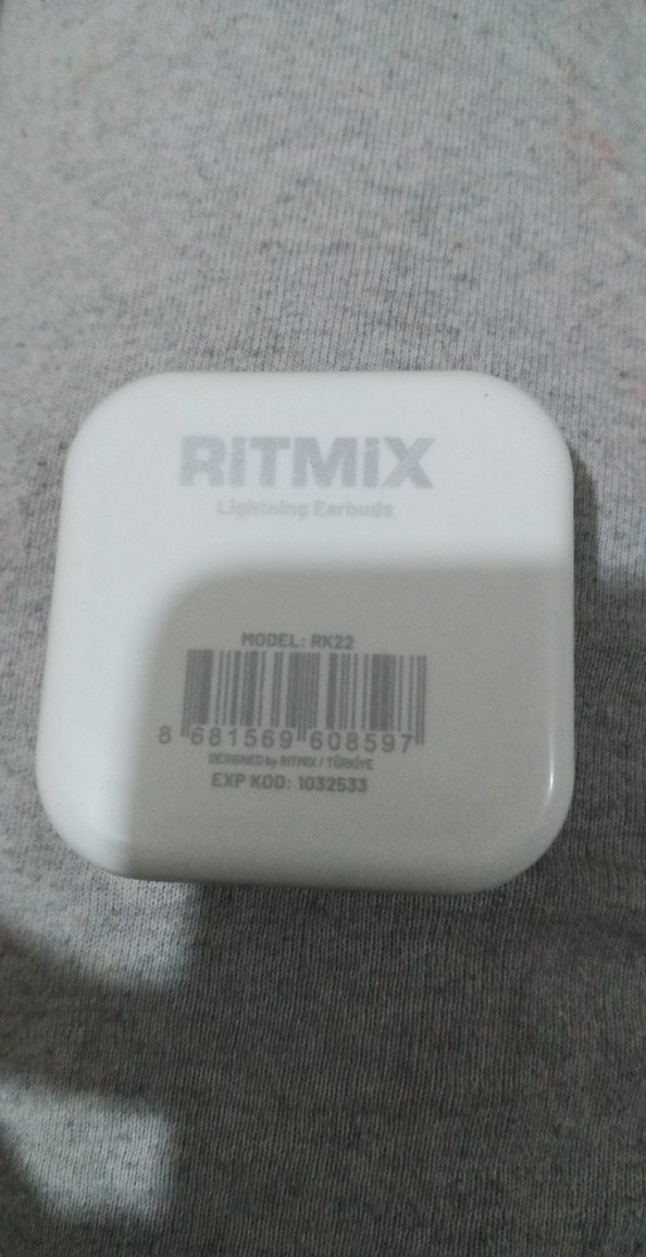 Ritmix Beyaz Kulak İçi Kulaklık - Görsel 2