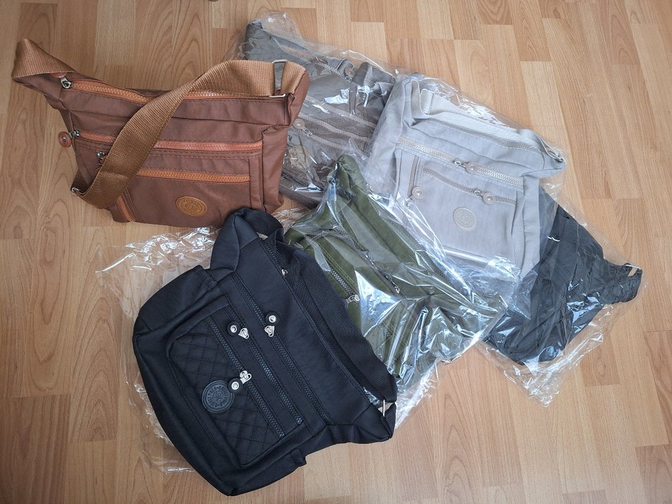 Siyah Kadın Fermuarlı Çapraz Çanta - Görsel 2