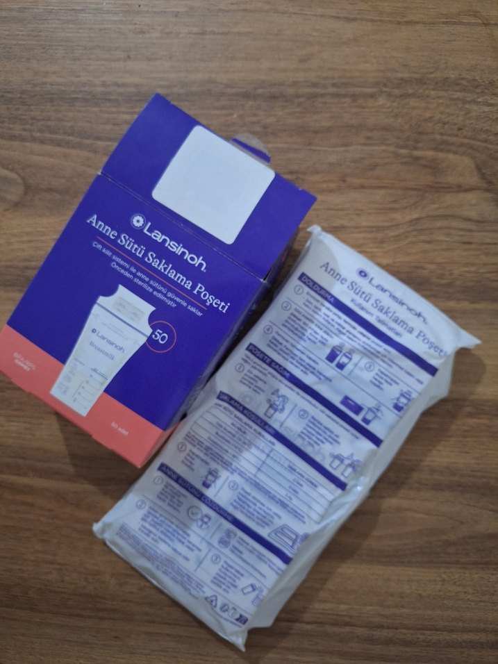 Lansinoh Anne Sütü Saklama Poşeti 50'li - Görsel 2