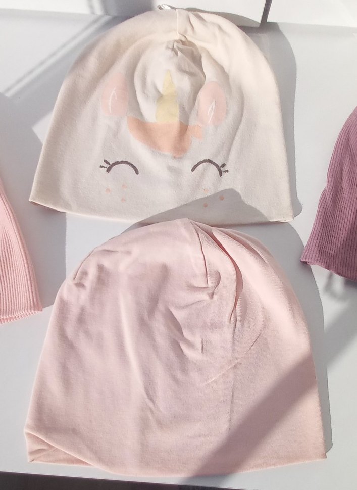 Pembe Çocuk Örgü Bere - Görsel 5