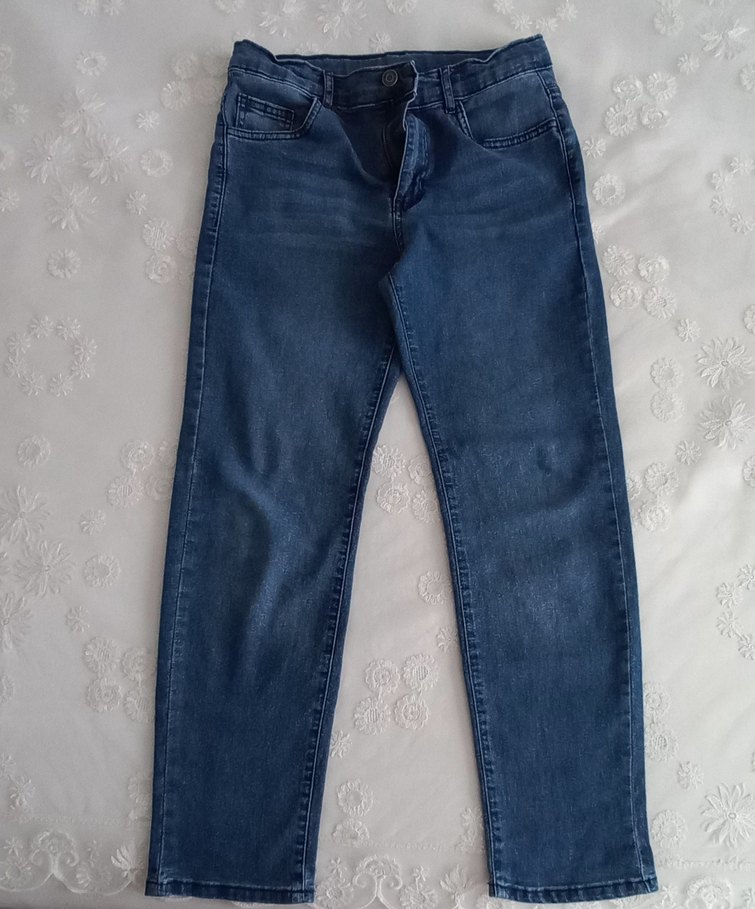 Kadın Lacivert Denim Normal Boy Pantolon - Görsel 2