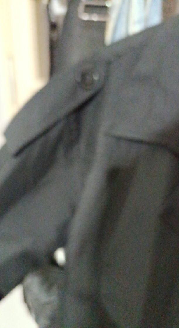 Kadın Siyah Uzun Düğmeli Trençkot - Görsel 4