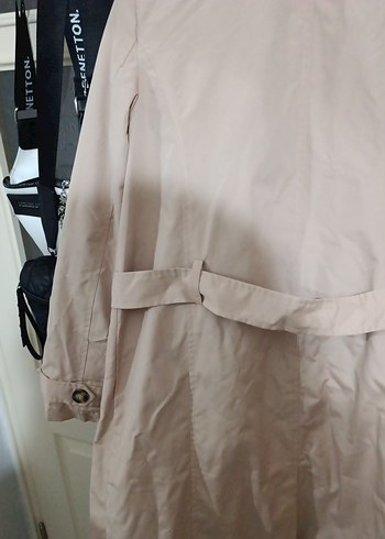 Kadın Trençkot Düğmeli - Görsel 5