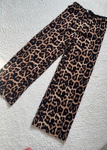 Leopar Desenli Pantolon
