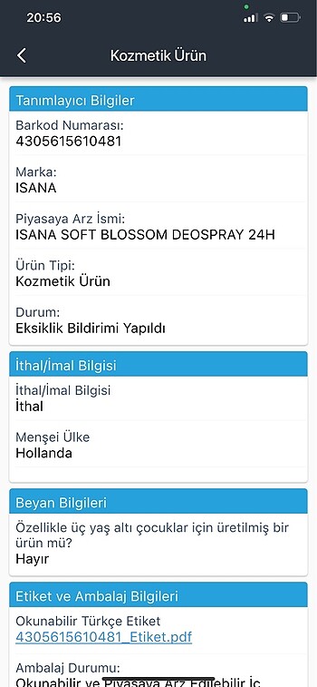  Beden Isana Deodorant
