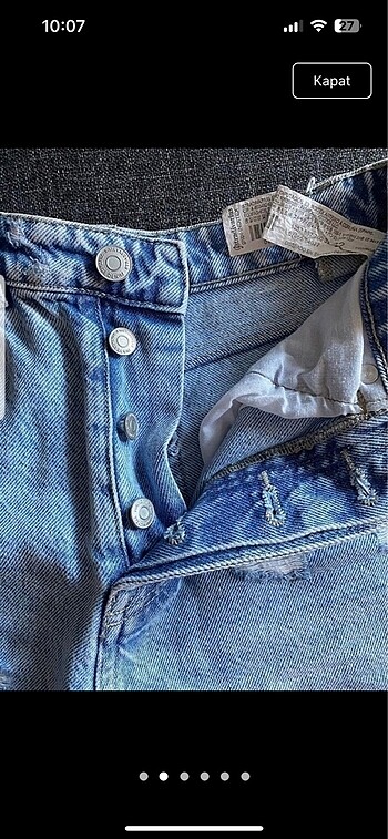 Stradivarius Jean şort