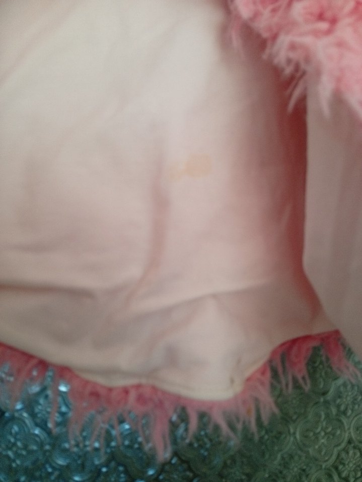 Kız Çocuk Pembe Kürklü Straplez Yelek - Görsel 4