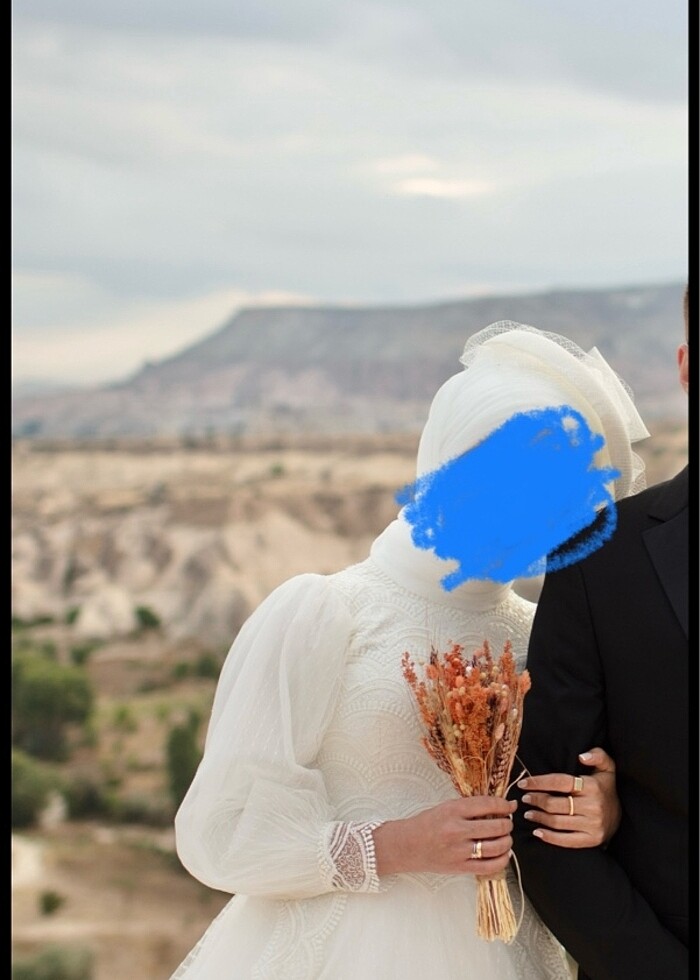 Tesettür gelinlik - Görsel 2