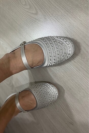 Zara model taşlı babet - Görsel 6