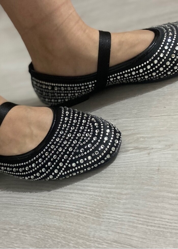 Zara model taşlı babet - Görsel 2