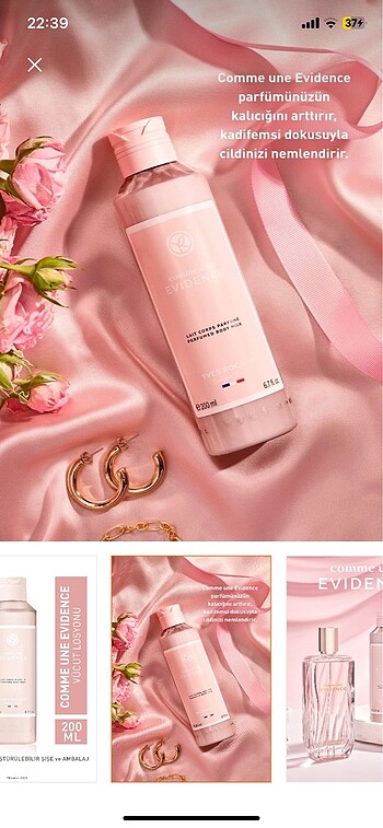 Yves rocher parfümlü vücut losyonu - Görsel 2