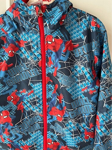 5-6 Yaş Spiderman Yağmurluk