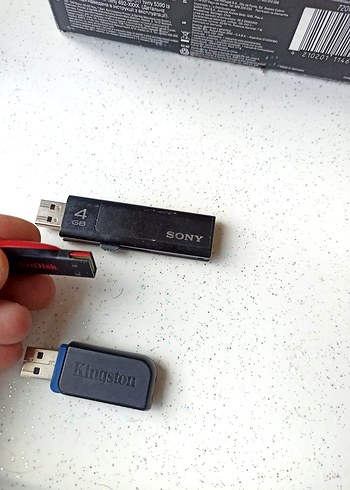  Beden Renk Renkli Plastik USB Flash Bellek 4GB