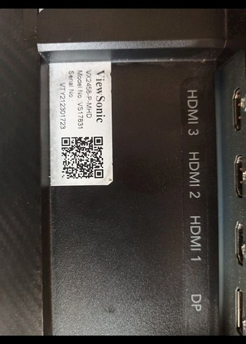 Siyah ViewSonic Monitör - Görsel 3