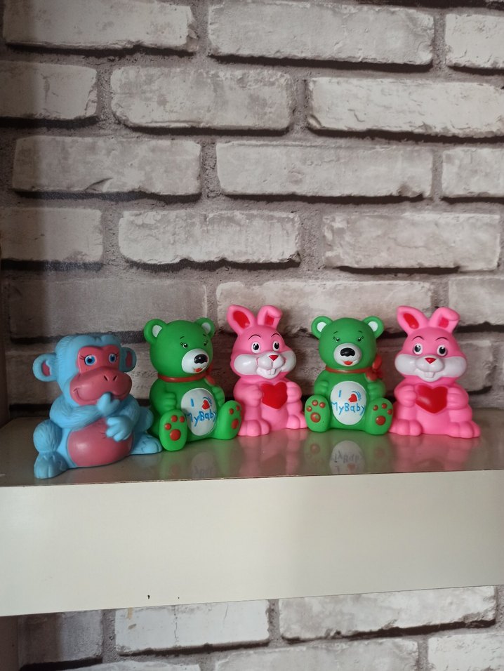 Renkli Oyuncak Hayvan Figürleri Seti - Görsel 3