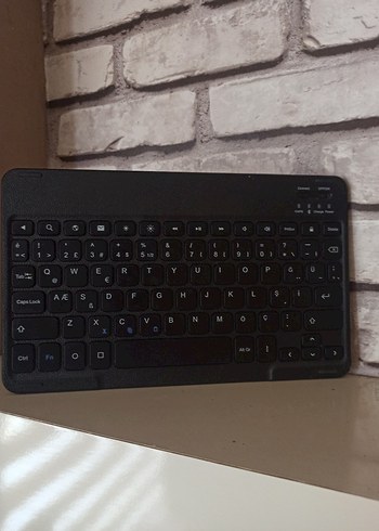 Kompakt Siyah Kablosuz Klavye - Görsel 2