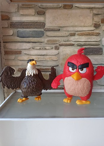 Renkli Kızgın Kuş ve Kartal Figürü