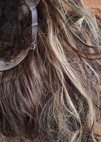 Bej ve Gri Tüylü Kadın Saç Aksesuarı - Görsel 3