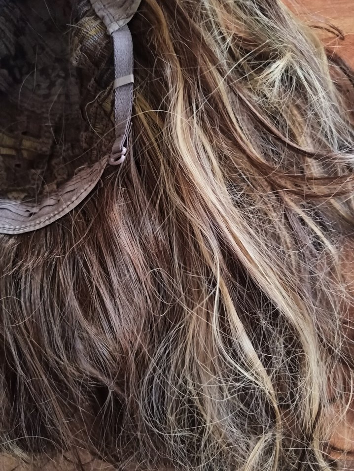 Bej ve Gri Tüylü Kadın Saç Aksesuarı - Görsel 3