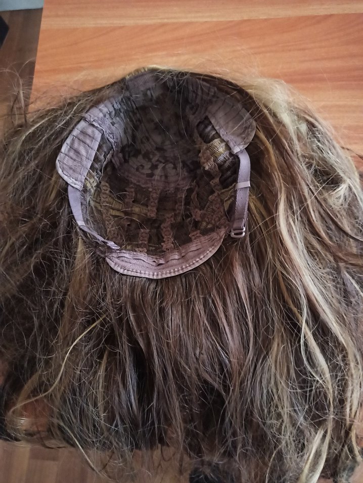 Bej ve Gri Tüylü Kadın Saç Aksesuarı - Görsel 4