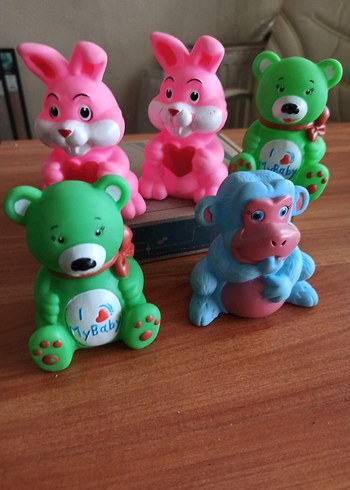 Renkli Hayvan Figürlü Oyuncak Seti - Görsel 3