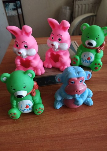 Renkli Hayvan Figürlü Oyuncak Seti - Görsel 4