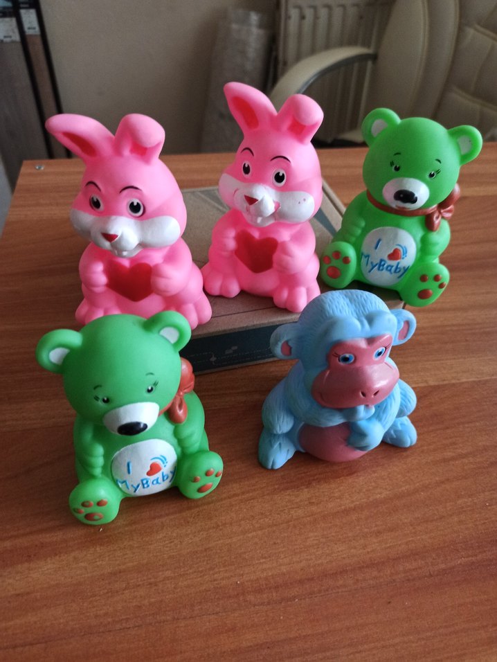 Renkli Hayvan Figürlü Oyuncak Seti - Görsel 2