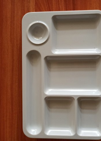 Beyaz Bölmeli Tabak Seti - Görsel 3