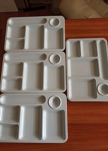 Beyaz Bölmeli Tabak Seti - Görsel 4